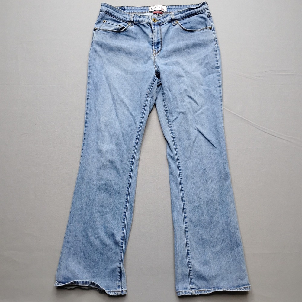 Denizen Levi's Womens Bootcut Jeans Light Wash Blue Denim Size 14M Stretch
